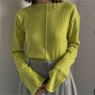 アメリヴィンテージ(Ameri VINTAGE)の💚最安値💚　Ameri vintage ZIGUZAG LINE KNIT(ニット/セーター)