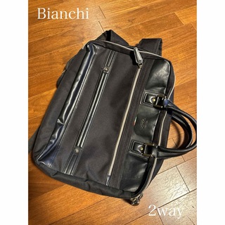 ビアンキ(Bianchi)のBianchi リュックサック　ビジネスバッグ　2way ブラック(ビジネスバッグ)