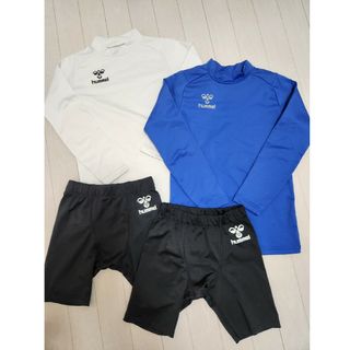 hummel - サッカーアンダーウェア hummel　子供用140　上下２着セット