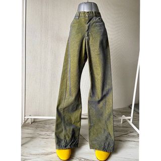 リーバイス(Levi's)の00s 〜 y2k チュニジア製 levi's " 玉虫色 " 立体裁断パンツ(デニム/ジーンズ)