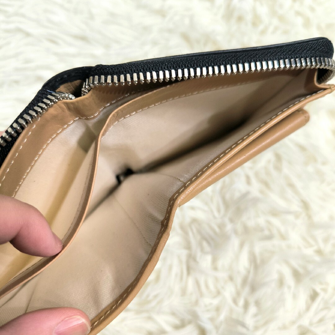 Hender Scheme エンダースキーマ 財布 二つ折り レザー ブラック Hender Scheme エンダースキーマ 財布 二つ折り レザー ブラック