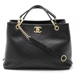 シャネル(CHANEL)のシャネル Vステッチ トートバッグ ハンドバッグ 2WAY （12360560）(ショルダーバッグ)