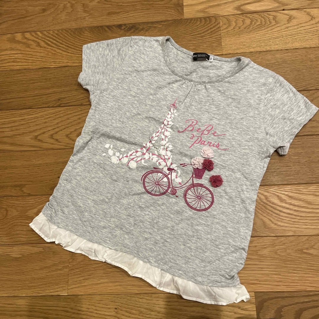 BeBe(ベベ)のBeBe Tシャツ 140センチ キッズ/ベビー/マタニティのキッズ服女の子用(90cm~)(Tシャツ/カットソー)の商品写真