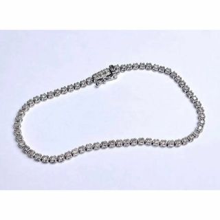 ジュエリーツツミ(JEWELRY TSUTSUMI)のツツミ K14WG ホワイトゴールド ダイヤモンド テニスブレスレット1.0ct(ブレスレット/バングル)