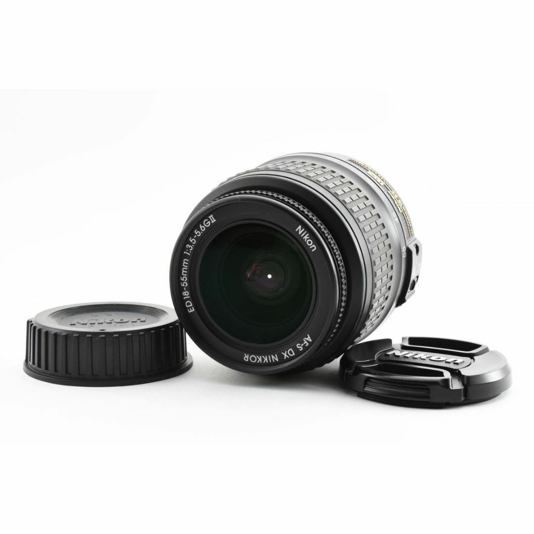 Nikon(ニコン)の美品 NIKON AF-S 18-55mm f3.5-5.6GⅡ AF C456 スマホ/家電/カメラのスマホ/家電/カメラ その他(その他)の商品写真