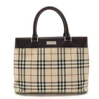 バーバリー(BURBERRY)のバーバリー ノバチェック トートバッグ ハンドバッグ （12360457）(トートバッグ)