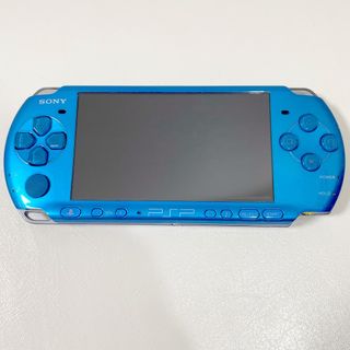 プレイステーションポータブル(PlayStation Portable)のPSP 3000 バイラント ブルー  本体 PSP-3000 ソニー SONY(携帯用ゲーム機本体)