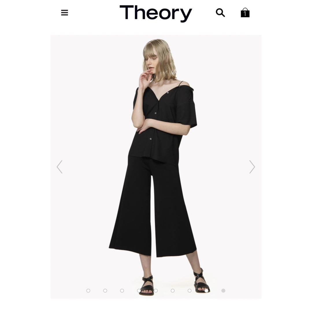 theory(セオリー)の美品theory オフショルダーブラウス レディースのトップス(シャツ/ブラウス(半袖/袖なし))の商品写真