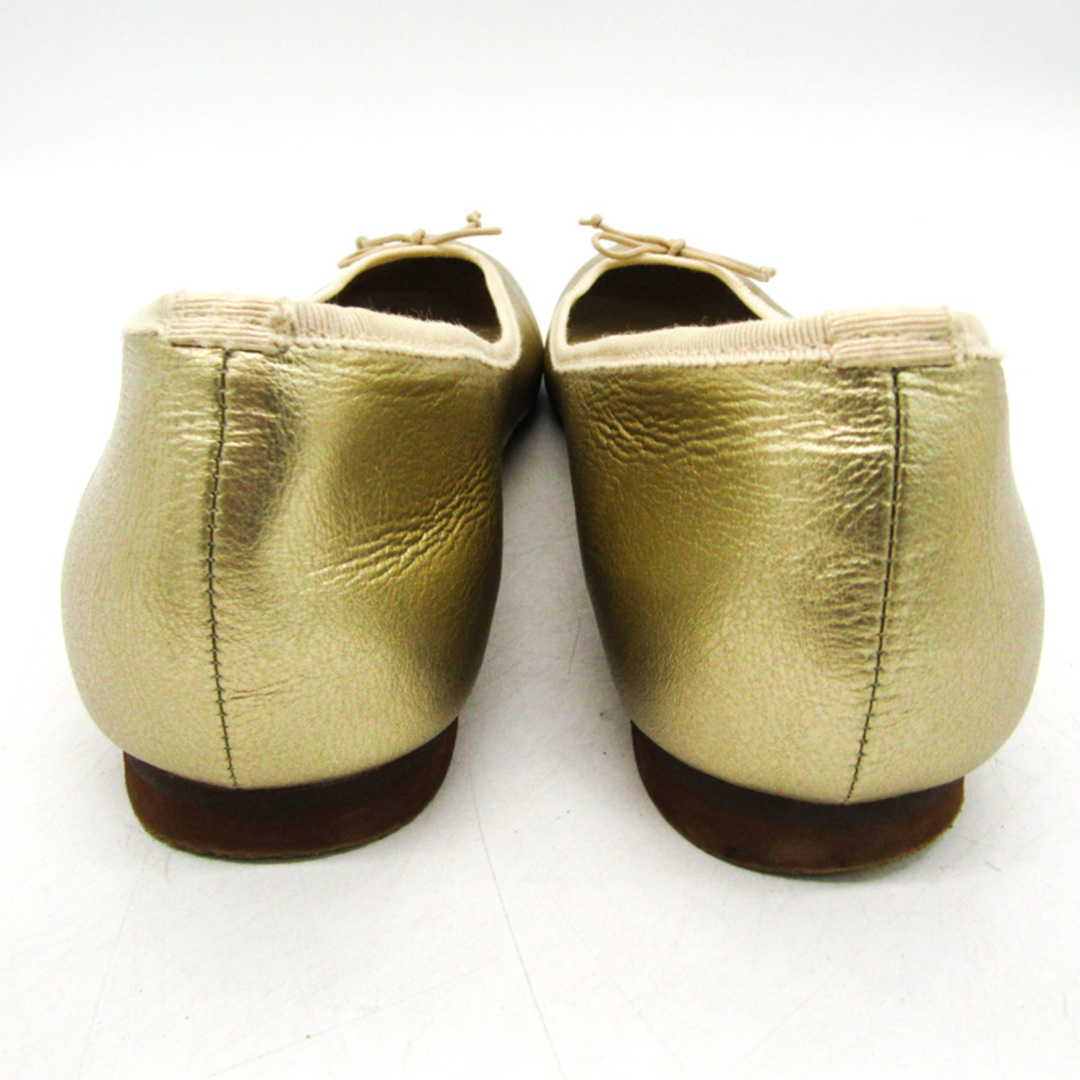 TRE DUE NOVE バレエシューズ  フラットシューズ 靴 シューズ 日本製 レディース 25サイズ ゴールド tdn レディースの靴/シューズ(バレエシューズ)の商品写真