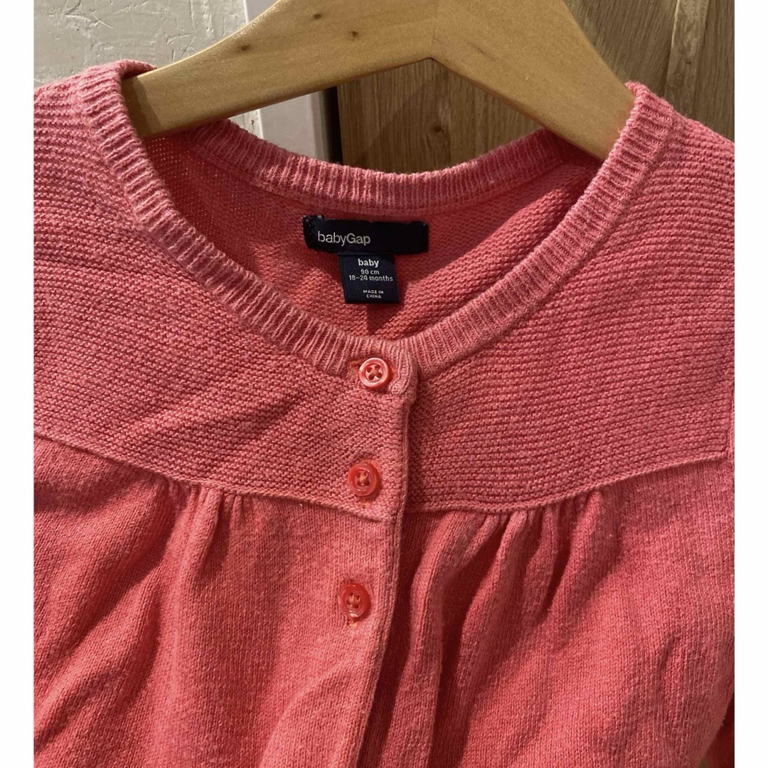 babyGAP(ベビーギャップ)のカーディガン キッズ/ベビー/マタニティのキッズ服女の子用(90cm~)(カーディガン)の商品写真