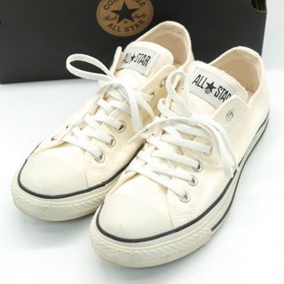 コンバース(CONVERSE)のコンバース スニーカー ローカット オールスター 1SC419 靴 シューズ 白 レディース 24サイズ ホワイト CONVERSE(スニーカー)