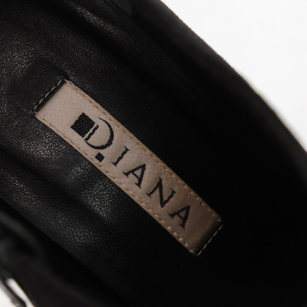 DIANA(ダイアナ)のダイアナ ブーティ ハイヒール スウェード ブランド 靴 シューズ 日本製 黒 レディース 23サイズ ブラック DIANA レディースの靴/シューズ(ブーティ)の商品写真