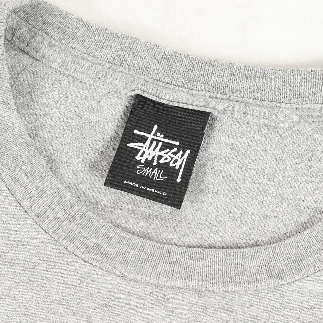 STUSSY(ステューシー)のSTUSSY ステューシー Tシャツ サイズ:S レオパード No.4ロゴ クルーネック 半袖Tシャツ ヘザーグレー トップス カットソー【メンズ】【中古】 メンズのトップス(Tシャツ/カットソー(半袖/袖なし))の商品写真