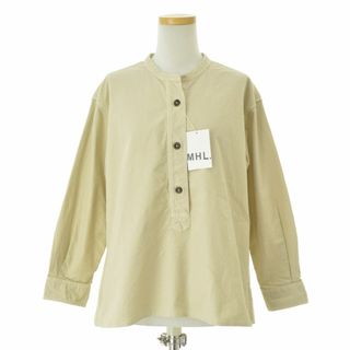 【MARGARETHOWELLMHL】SOFT HOPSACK 長袖シャツ