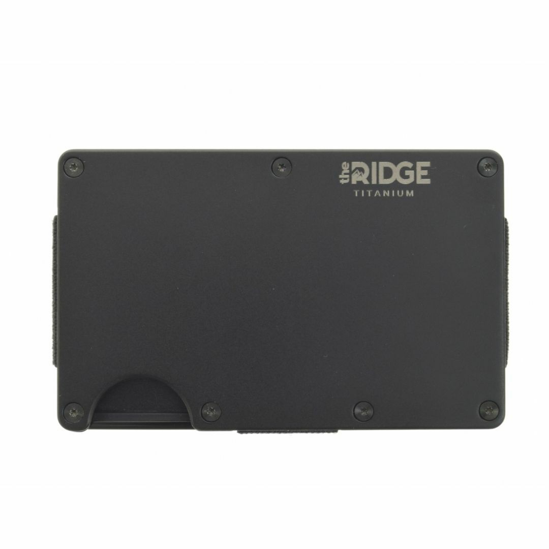 the RIDGE(ザリッジ)の【theRIDGE】Titanium Black Cash Strap ケース メンズのファッション小物(マネークリップ)の商品写真