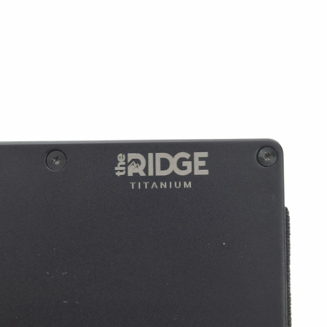 the RIDGE(ザリッジ)の【theRIDGE】Titanium Black Cash Strap ケース メンズのファッション小物(マネークリップ)の商品写真