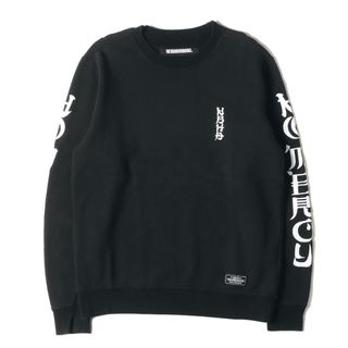 ネイバーフッド(NEIGHBORHOOD)のNEIGHBORHOOD ネイバーフッド スウェット サイズ:S 19AW ブランドロゴ クルーネック スウェットシャツ CLASSIC-S / C-CREW . LS ブラック 黒 トップス トレーナー【メンズ】【中古】(スウェット)