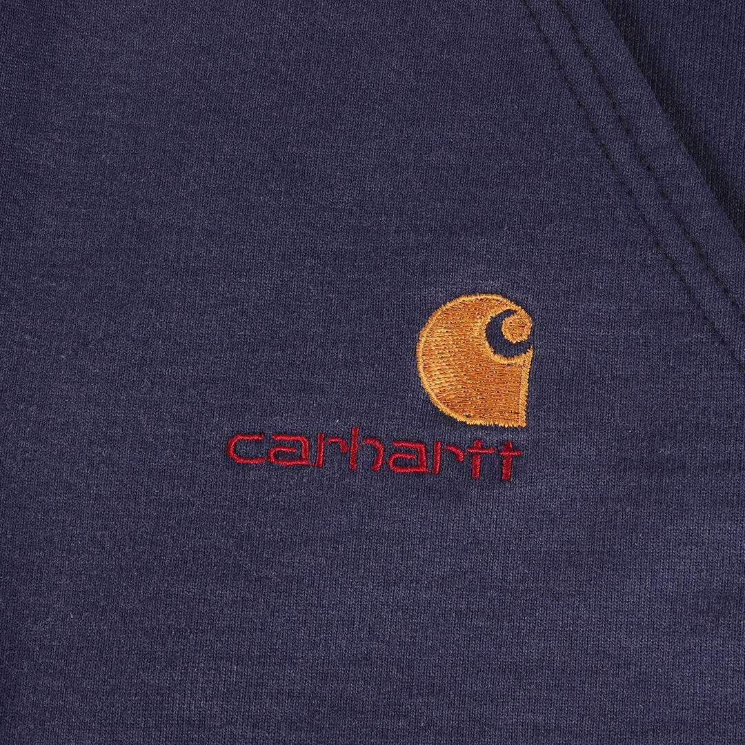 carhartt(カーハート)のCarhartt カーハート パーカー サイズ:M 90s 裏サーマル ヘビーウェイト スウェット ジップパーカー トップス フーディー サンフェード 星タグ 1990年代 ネイビー 紺 【メンズ】【中古】 メンズのトップス(パーカー)の商品写真