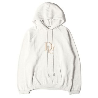 DIOR HOMME - 美品 Dior HOMME ディオールオム パーカー サイズ:X3L 23SS ERL ロゴ 刺繍 スウェットパーカー ERL LOGO GLITTER EMBROIDERED HOODIE トップス フーデッド スウェットシャツ プルオーバー 裏起毛 オートミール イタリア製【メンズ】【中古】