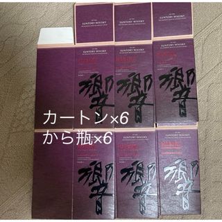 サントリー(サントリー)の響ブレンダーズチョイス空瓶×6カートン×6(その他)