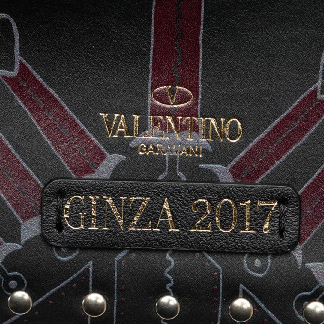 VALENTINO(ヴァレンティノ)の美品 ヴァレンチノ スタッズ ハート GINZA2017 クラッチバッグ レザー レディース Valentino 【1-0145240】 レディースのバッグ(クラッチバッグ)の商品写真