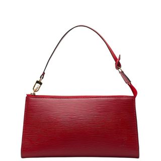 ルイヴィトン(LOUIS VUITTON)のルイ ヴィトン エピ ポシェット アクセソワール アクセサリーポーチ ハンドバッグ M52947 レザー レディース LOUIS VUITTON 【1-0145360】(ポーチ)