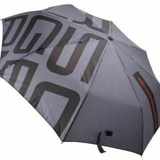 【PORSCHE Mororsports】折り畳み傘 UMBRELLA グレー(車外アクセサリ)