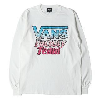 スタンダードカリフォルニア(STANDARD CALIFORNIA)のSTANDARD CALIFORNIA スタンダードカリフォルニア Tシャツ サイズ:M VANS ファクトリー ロゴ ロングスリーブTシャツ VANS-19AW-LST トップス ロンT 長袖 カットソー ホワイト 白 バンズ コラボ【メンズ】【中古】(Tシャツ/カットソー(七分/長袖))