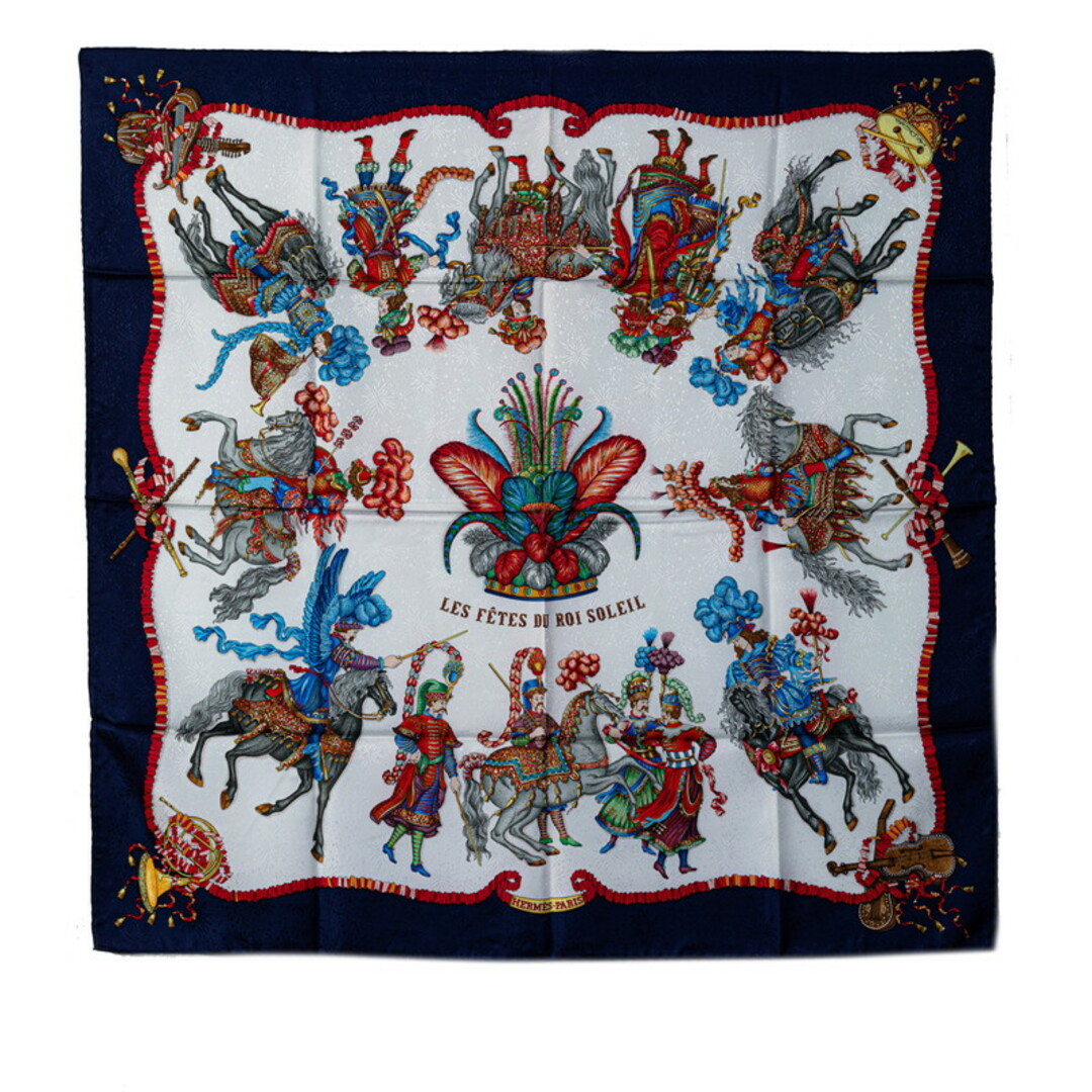Hermes - 美品 エルメス カレ90 Les Fetes du Roi Soleil 太陽王の祝典 Hermes - 美品 エルメス カレ90 Les Fetes du Roi Soleil 太陽王の祝典