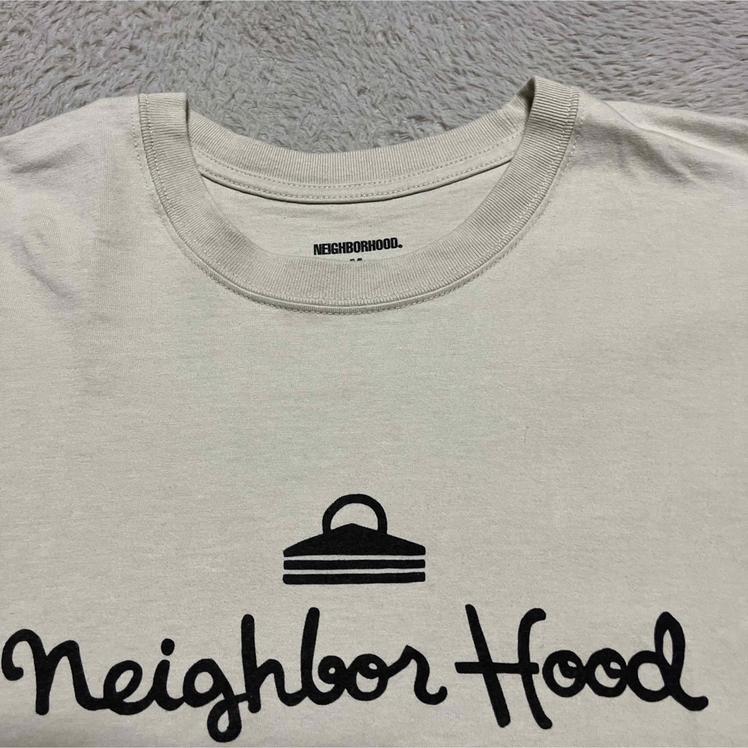 NEIGHBORHOOD(ネイバーフッド)のNEIGHBORHOOD tee tシャツ　ネイバーフッド　タン　ベージュ　M メンズのトップス(Tシャツ/カットソー(半袖/袖なし))の商品写真