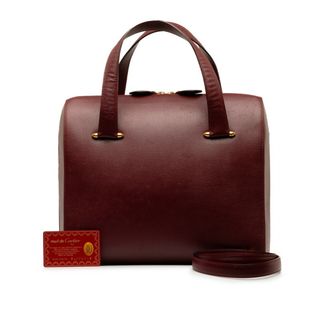 カルティエ マストライン ハンドバッグ ショルダーバッグ 2WAY レザー レディース CARTIER 【1-0145969】