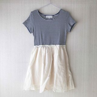 ロペピクニック(Rope' Picnic)の【最終値下げ】ロペピクニック 半袖ドッキングワンピース(ひざ丈ワンピース)