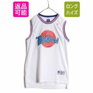 チャンピオン(Champion)の90s チャンピオン スペースジャム メッシュ タンクトップ メンズ XL / オールド ルーニー テューンズ ユニフォーム バスケ ジョーダン 映画(タンクトップ)