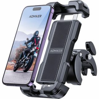 バイク スマホ ホルダー スタンド : バイク 携帯 ホルダー オートバイ(装備/装具)