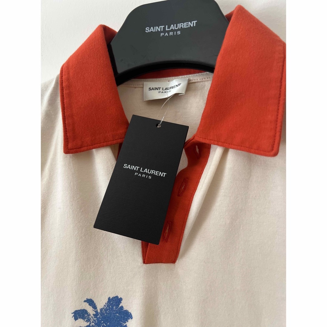 SAINT LAURENT - 〈新品タグ付き〉SAINT LAURENT コットン ポロシャツ メンズの通販 by arigato's shop| サンローランならラクマ SAINT LAURENT - 〈新品タグ付き〉SAINT LAURENT コットン ポロシャツ メンズの通販 by arigato's shop| サンローランならラクマ