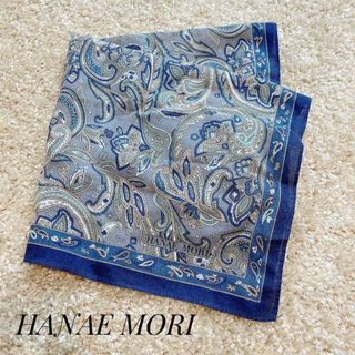 ハナエモリ(HANAE MORI)のHANAE MORI ハナエモリ ハンカチ 総柄 ペイズリー(ハンカチ)