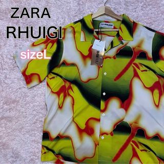 ザラ(ZARA)の【未使用】ZARA RHUIGI コラボ　半袖シャツ　サイズL(シャツ)