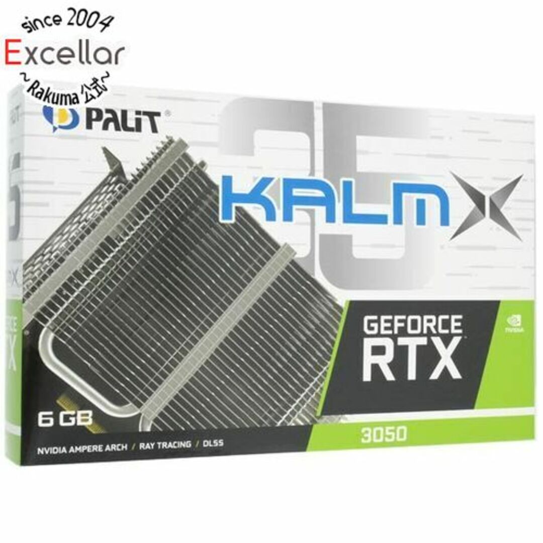 PALIT　GeForce RTX 3050 KalmX 6GB　NE63050018JE-1070H スマホ/家電/カメラのPC/タブレット(PCパーツ)の商品写真