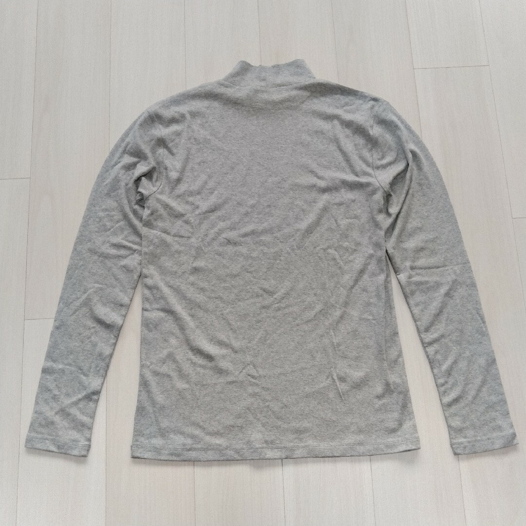 MUJI (無印良品)(ムジルシリョウヒン)の無印良品 MUJI メンズ ハイネック 紳士 長袖 シャツ カットソー L メンズのトップス(Tシャツ/カットソー(七分/長袖))の商品写真