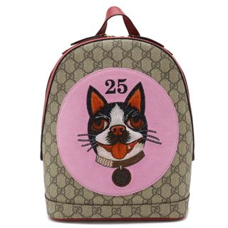 グッチ(Gucci)のグッチ GGスプリーム BOSCO ボスコ アップリケ 犬 （22370107）(リュック/バックパック)