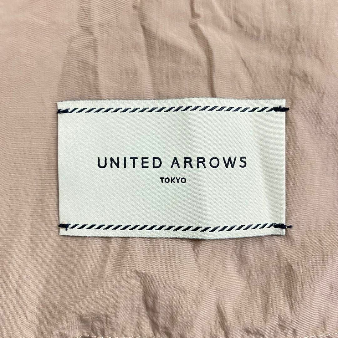 UNITED ARROWS(ユナイテッドアローズ)の■ UNITED ARROWS ナイロントレンチベルトコート 36 ベージュ レディースのジャケット/アウター(トレンチコート)の商品写真