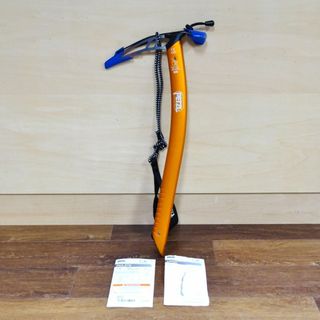 未使用 ペツル PETZL ライド 超軽量 コンパクト アイスアックス ピッケル バックカントリー スキー 登山 アウトドア(登山用品)