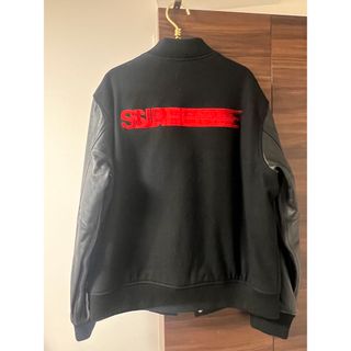 シュプリーム(Supreme)の 新品☆supreme motion logo varsity jacket(スタジャン)