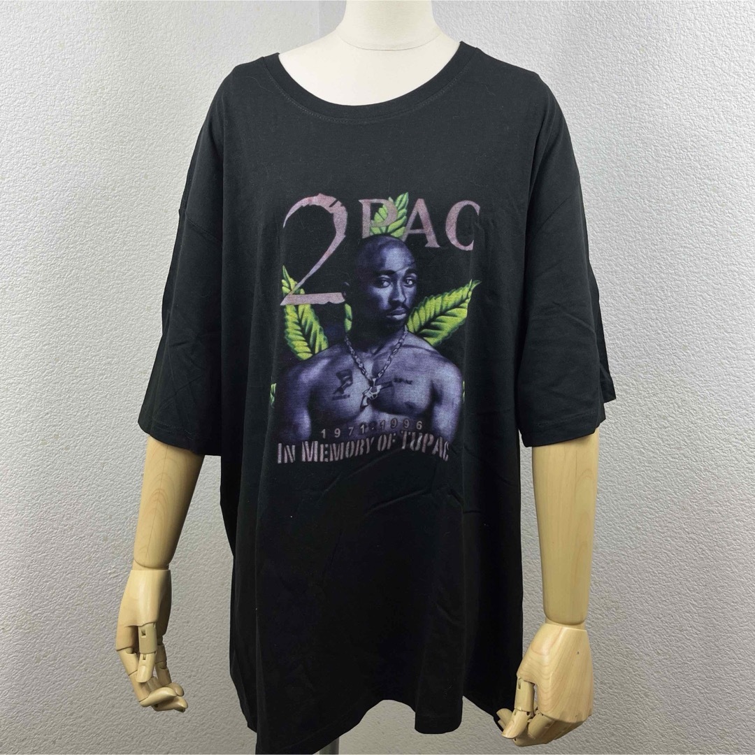 レア　2PAC トゥーパック　HIP HOP　伝説ラッパー　XXL メンズのトップス(Tシャツ/カットソー(半袖/袖なし))の商品写真