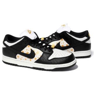 シュプリーム(Supreme)のNIKE sb dunk low supreme シュプリームダンク27.5黒(スニーカー)