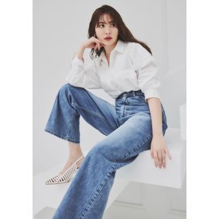 ハーリップトゥ(Her lip to)のherlipto Milano Wide-Straight Jeans(デニム/ジーンズ)