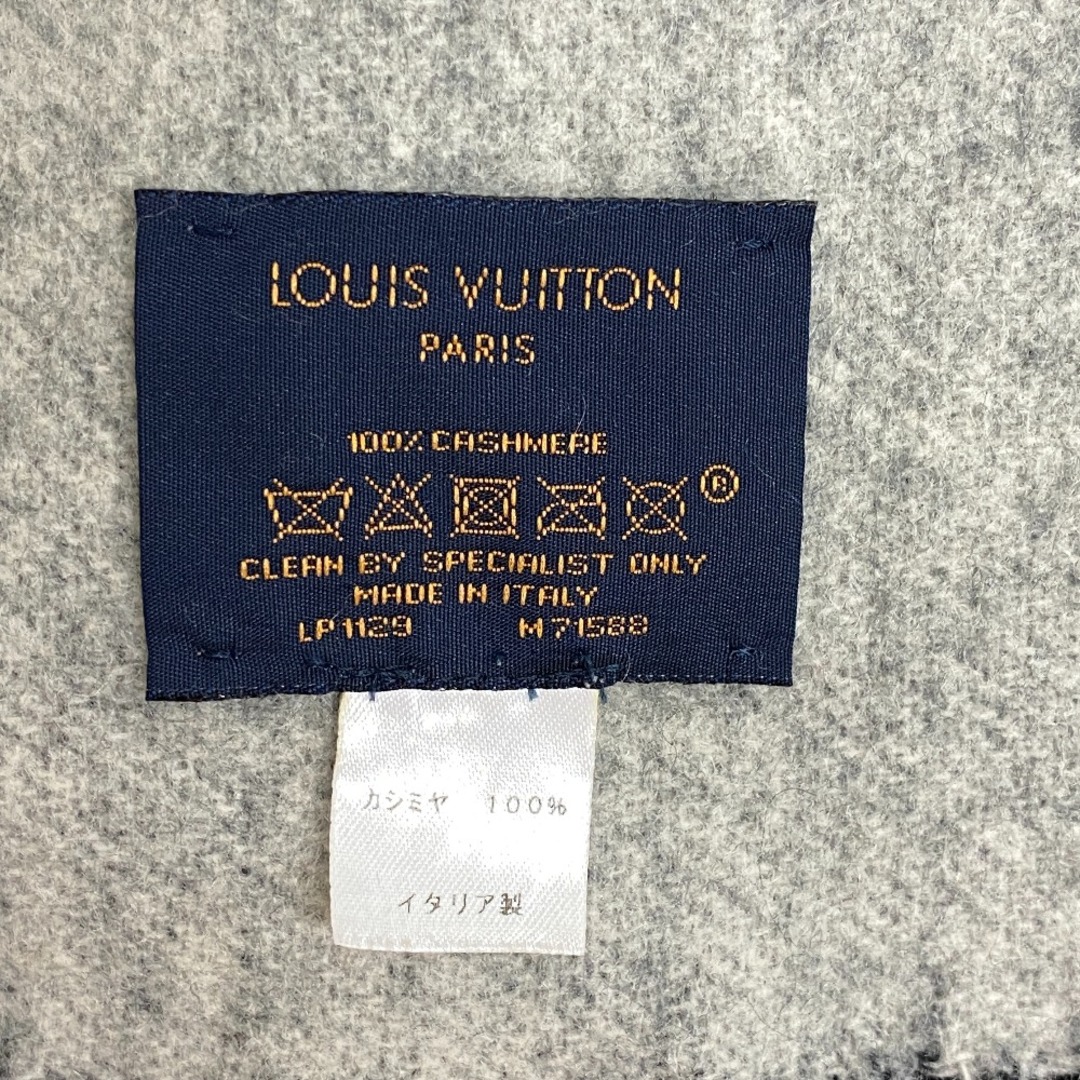 LOUIS VUITTON(ルイヴィトン)のルイヴィトン LOUIS VUITTON マフラー
 マフラー･レイキャビック　スタッディ－ エシャルプ LP1129 ブラック レディースのファッション小物(マフラー/ショール)の商品写真