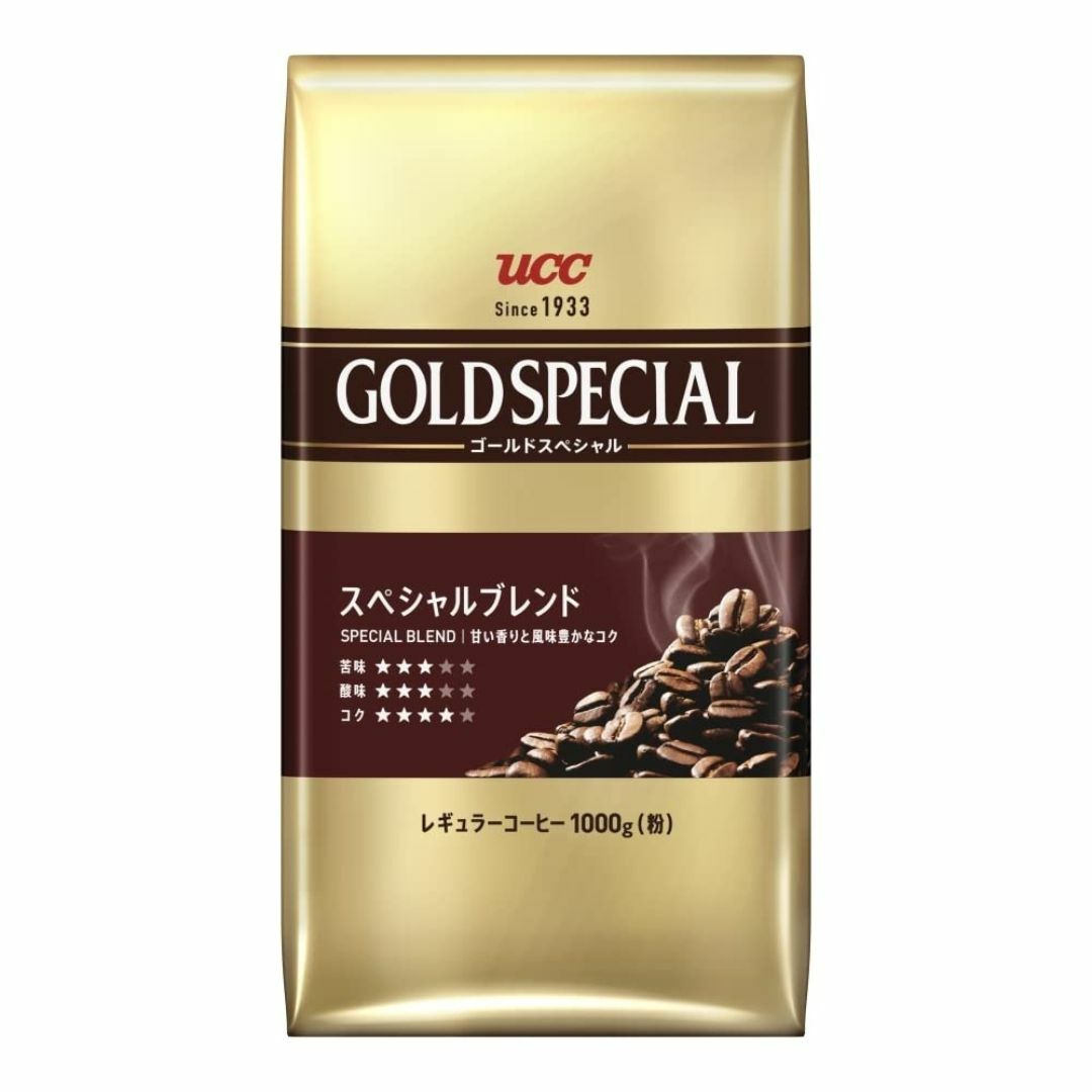 UCC ゴールドスペシャル スペシャルブレンド コーヒー豆 (粉) 1000g 食品/飲料/酒の飲料(コーヒー)の商品写真