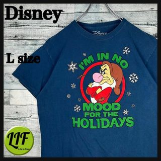 ディズニー(Disney)のディズニー 七人のこびと 半袖 Tシャツ ネイビー L(Tシャツ/カットソー(半袖/袖なし))