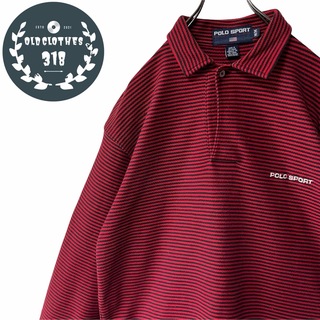 ポロラルフローレン(POLO RALPH LAUREN)の【POLO SPORT】ポロスポーツ L/S ポロシャツ 刺繍ロゴ ボーダー(ポロシャツ)